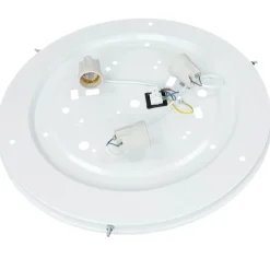 Deckenleuchte in Eiche 3-flammig rund Wohnzimmer