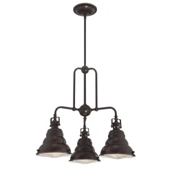 Deckenleuchte Industrie Design in Bronze antik Metall