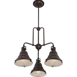 Deckenleuchte Industrie Design in Bronze antik Metall