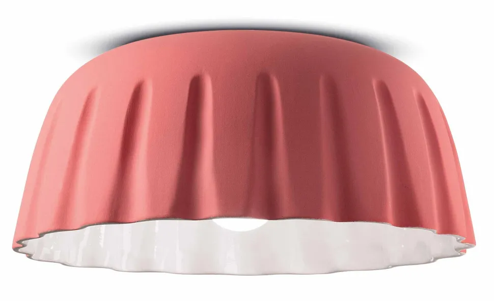 Deckenleuchte Keramik Ø 40 cm Koralle E27 Handarbeit