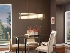 Deckenleuchte KIKI Bronze B:91cm kürzbar Design Lampe