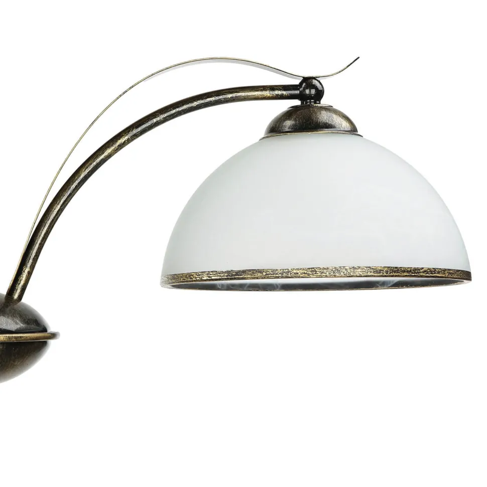 Deckenleuchte KORFU in Messing Antik 5-flmg