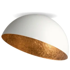 Deckenleuchte Kupfer Weiß klein Ø35 cm E27 Loft Design