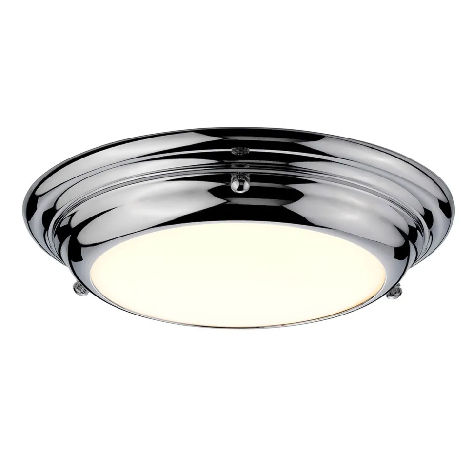 Deckenleuchte LED ANISA in Chrom Ø25cm Bad Lampe