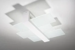 Deckenleuchte LEDA in Weiß 2-flmg