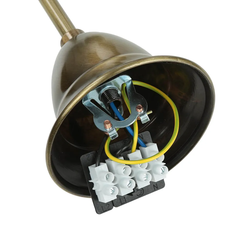 Deckenleuchte MARLOW Messing antik Ø70cm Esstisch