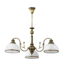 Deckenleuchte Messing antik 3xE27 MARLOW Esszimmer