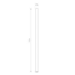 Deckenleuchte Messing GU10 R35 Ø 4 cm H: 110 cm schmal