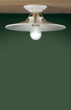 Deckenleuchte Metall Keramik E27 rund D: 31 cm RITA