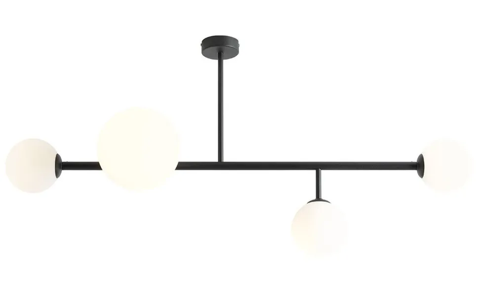 Deckenleuchte Modern Glas Metall E27 E14 3-flammig