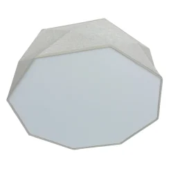 Deckenleuchte Modern Leinen 52 cm breit 4x E27 wohnlich