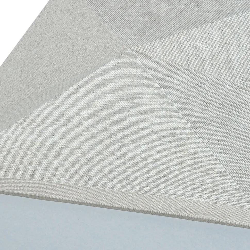 Deckenleuchte Modern Leinen 52 cm breit 4x E27 wohnlich