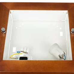 Deckenleuchte Modern Wohnzimmer Holz quadratisch