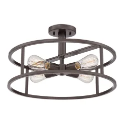 Deckenleuchte PEROY Bronze Ø46cm kürzbar Lampe