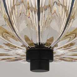 Deckenleuchte Rauchglas rund Ø 39,5 cm 4x E14