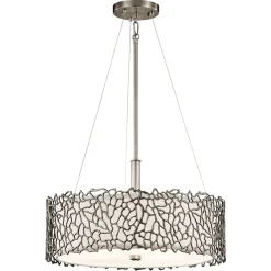 Deckenleuchte RINA in Zinn Ø46cm Design Lampe