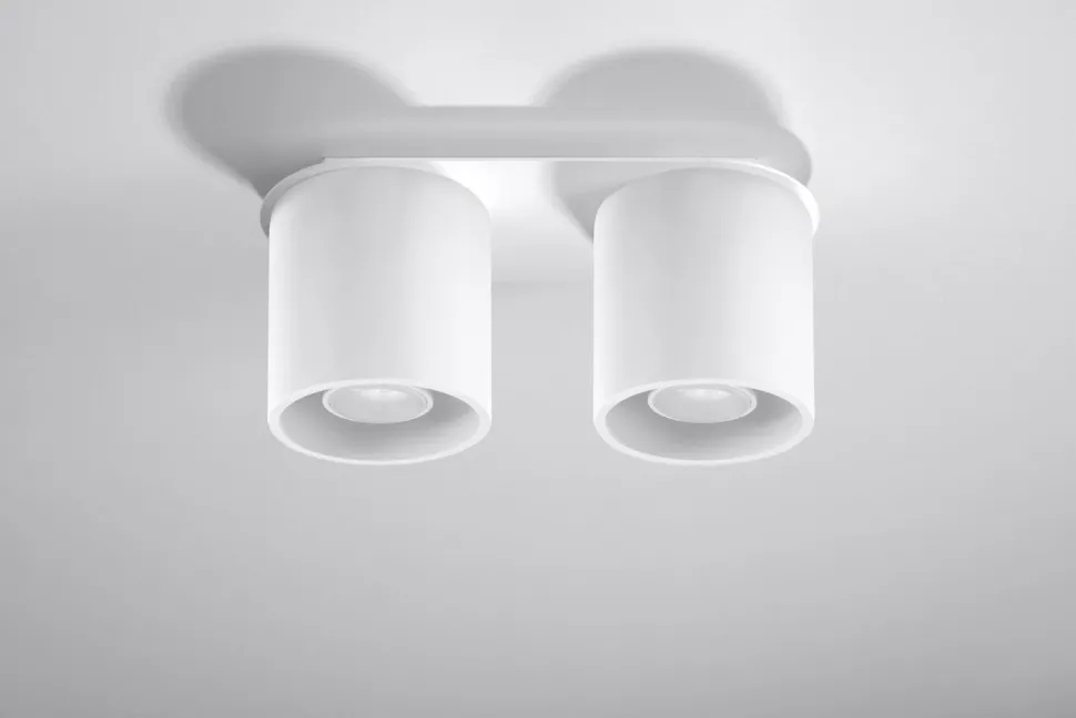 Deckenleuchte RODA in Weiß 2-flmg