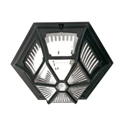 Deckenleuchte RORY Schwarz Aluminium IP44 außen