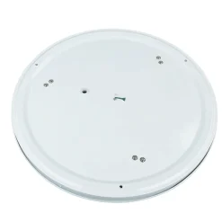 Deckenleuchte rund Ø 50cm H: 10cm Rosa Samt Schirm 3x E27