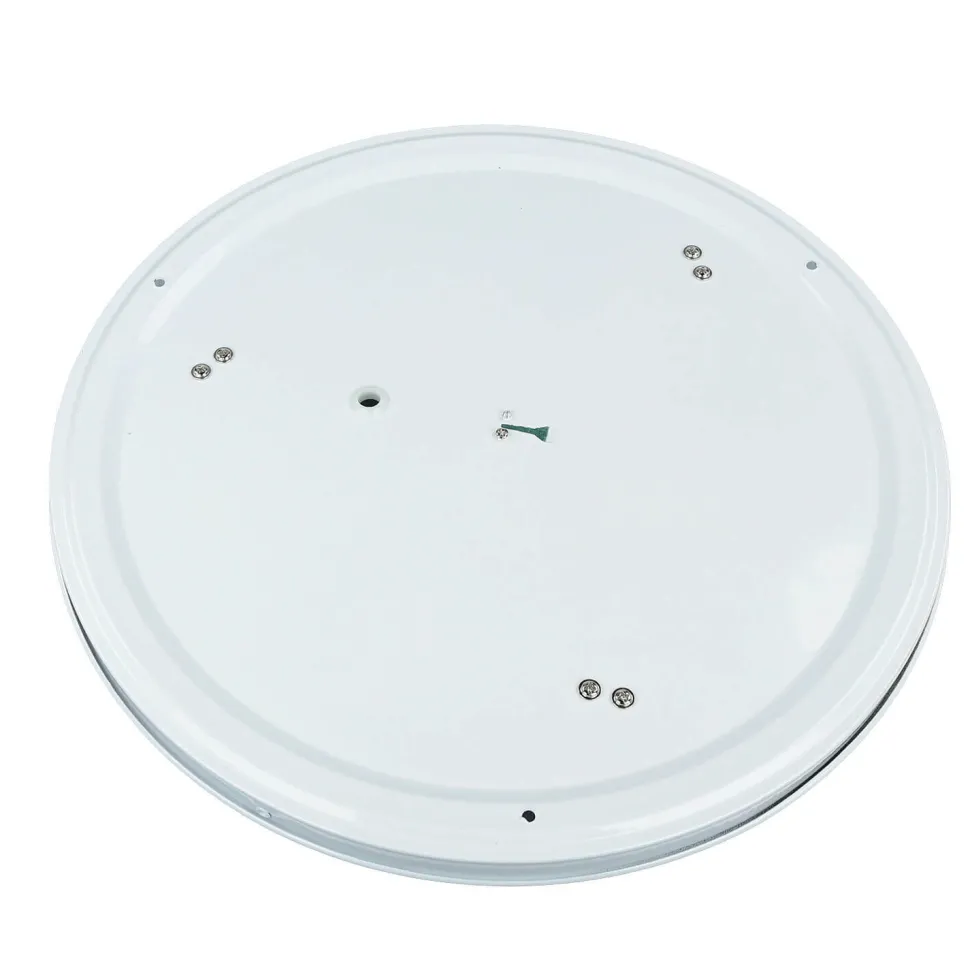 Deckenleuchte rund Ø 50cm H: 10cm Rosa Samt Schirm 3x E27