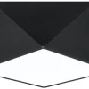 Deckenleuchte Schwarz B:30cm geometrisch E27