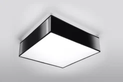 Deckenleuchte Schwarz 2-flmg