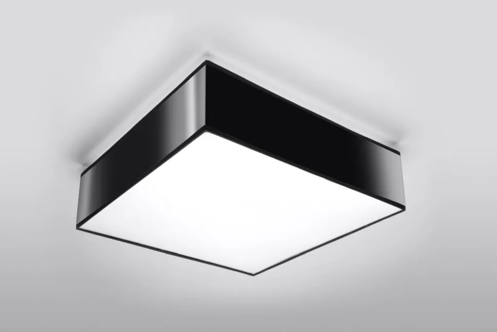 Deckenleuchte Schwarz 2-flmg