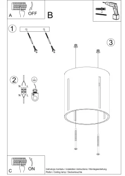 Deckenleuchte Schwarz klein Ø 10 cm Metall G9 Spot