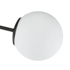 Deckenleuchte Schwarz Weiß Kugel Schirm Deckenlampe