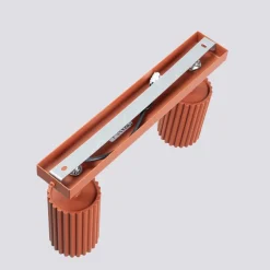 Deckenleuchte schwenkbar B: 30 cm klein 2-flammig GU10 Rot