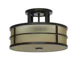 Deckenleuchte SHOJI Creme Ø34cm Wohnzimmer Lampe