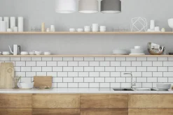 Deckenleuchte Stoff Weiß Ecru Graphit E27 L:100 cm