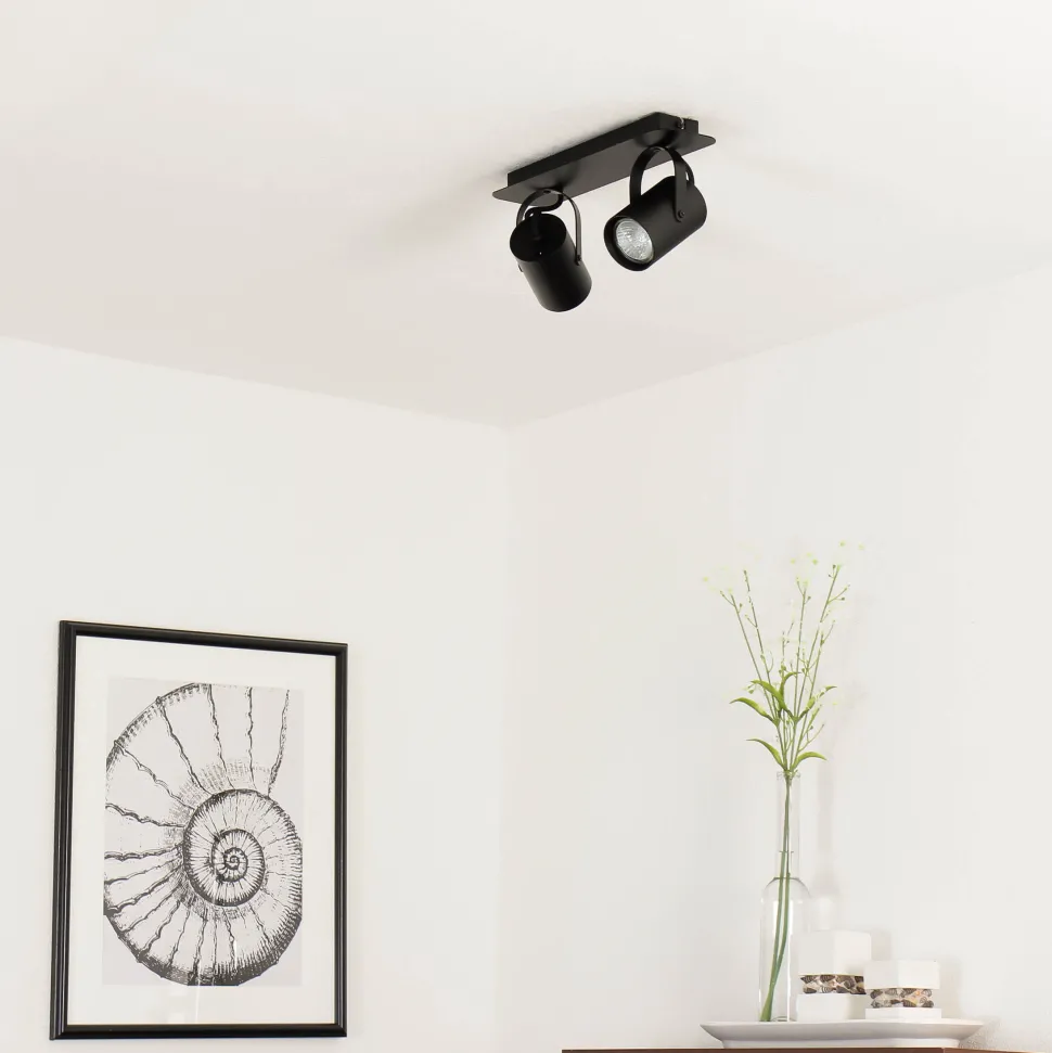 Deckenleuchte Strahler Schwarz verstellbar 2 flmg