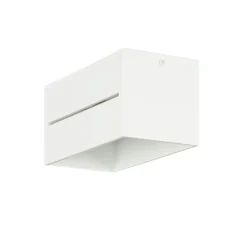 Deckenleuchte Weiß Aluminium L:20cm eckig Modern 2x G9