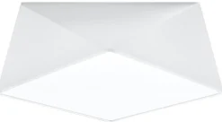 Deckenleuchte Weiß B:40cm geometrisch E27 Schlafzimmer