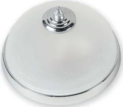 Deckenleuchte Weiß Glas Ø18cm rund klein Wohnzimmer