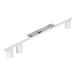 Deckenleuchte Weiß Modern lang 80 cm flach 3-flammig