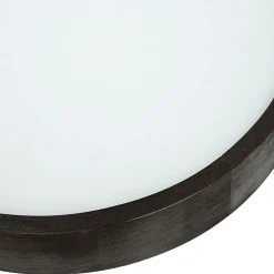 Deckenleuchte Wohnzimmer Rund Holzlampe Braun