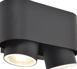 Deckenspot Anthrazit B:17,3 cm IP44 GU10 verstellbar