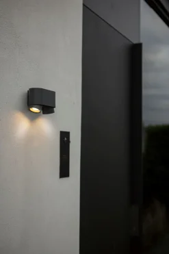 Deckenspot Anthrazit B:17,3 cm IP44 GU10 verstellbar