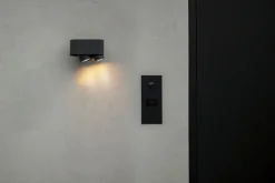 Deckenspot Anthrazit B:17,3 cm IP44 GU10 verstellbar