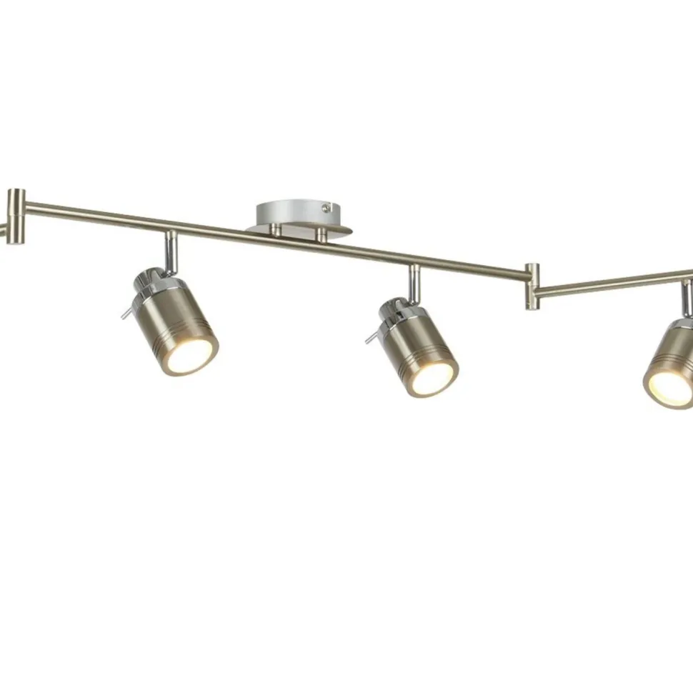 Deckenspot Badezimmer IP44 verstellbar 6-flammig GU10