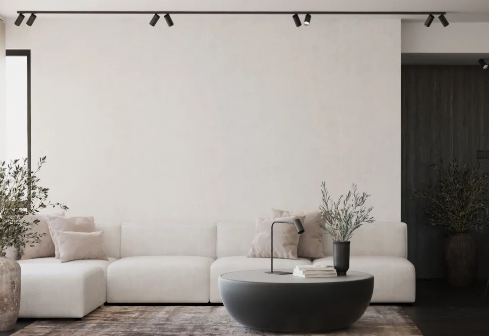 Deckenspot 8-flammig Schwarz 400 cm lang XXL GU10 verstellbar