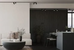 Deckenspot 8-flammig Schwarz 400 cm lang XXL GU10 verstellbar