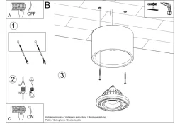 Deckenspot Holz Ø 14 cm H: 10 cm klein GU10 DIWO