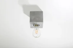 Deckenspot LABERIA Beton 10x10x10 cm Würfel klein für