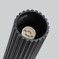 Deckenspot schmal Ø 6,5 cm H: 40 cm Schwarz GU10 Aufputz