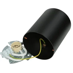 Deckenspot Schwarz Silber Decke Flur Lampe EYE