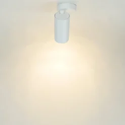 Deckenspot Weiß Gold GU10 Metall verstellbar Modern