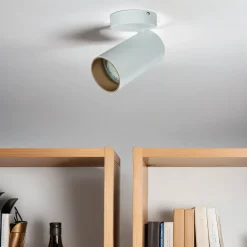 Deckenspot Weiß Gold GU10 Metall verstellbar Modern